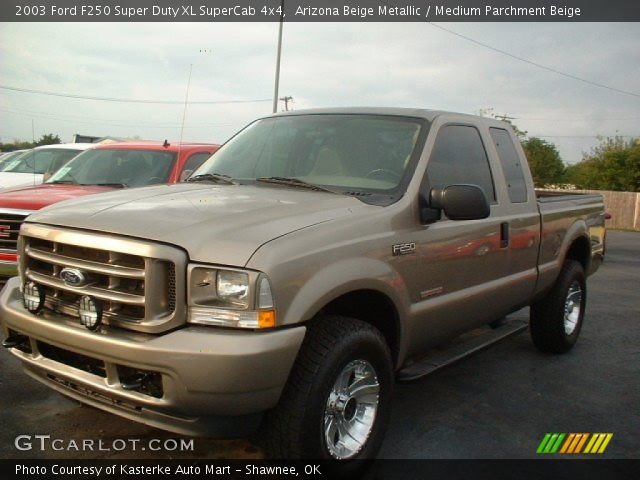 2003 Ford F250 Super Duty XL SuperCab 4x4 in Arizona Beige Metallic