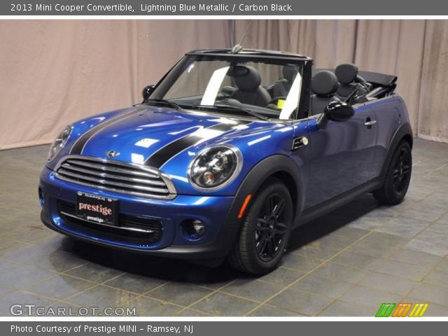 2013 Mini Cooper Convertible in Lightning Blue Metallic