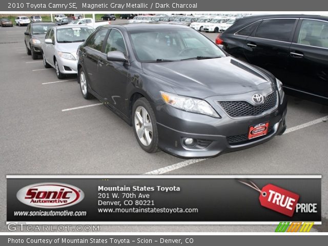 2010 Toyota Camry SE in Magnetic Gray Metallic