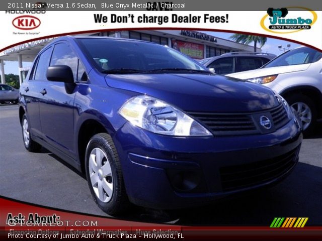 2011 Nissan Versa 1.6 Sedan in Blue Onyx Metallic