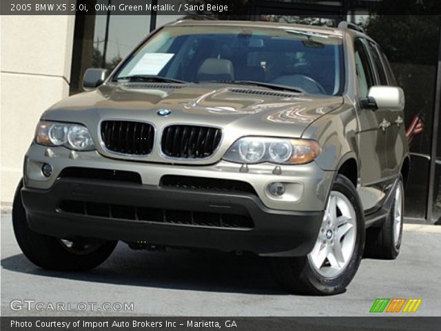 2005 BMW X5 3.0i in Olivin Green Metallic