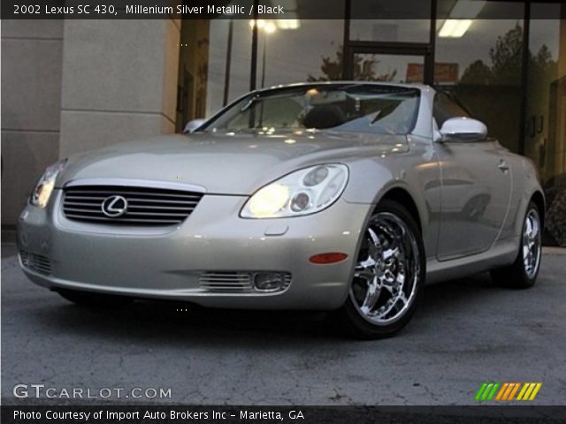 2002 Lexus SC 430 in Millenium Silver Metallic