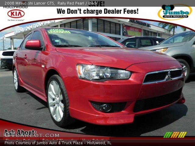 2008 Mitsubishi Lancer GTS in Rally Red Pearl