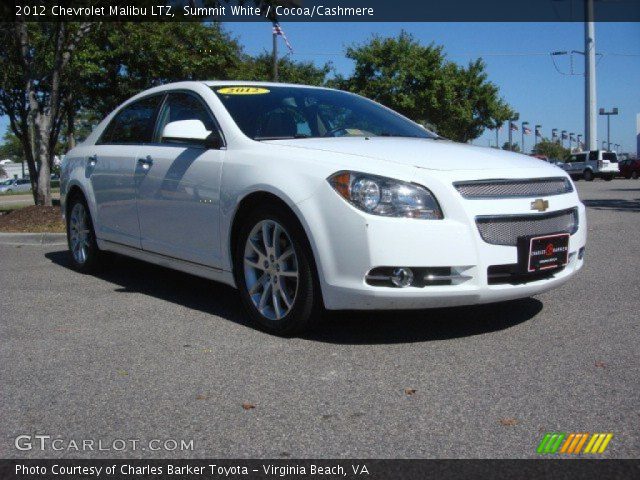 2012 Chevrolet Malibu LTZ in Summit White