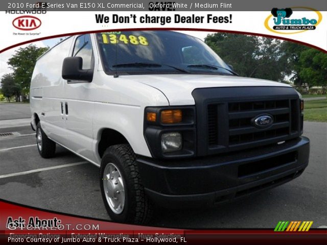 2010 Ford E Series Van E150 XL Commericial in Oxford White