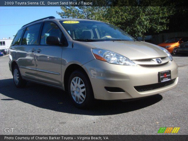 2009 Toyota Sienna CE in Desert Sand Mica