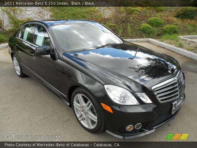 2011 Mercedes-Benz E 350 Sedan in Black