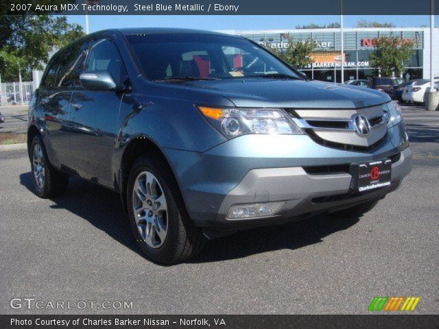 2007 Acura MDX Technology in Steel Blue Metallic