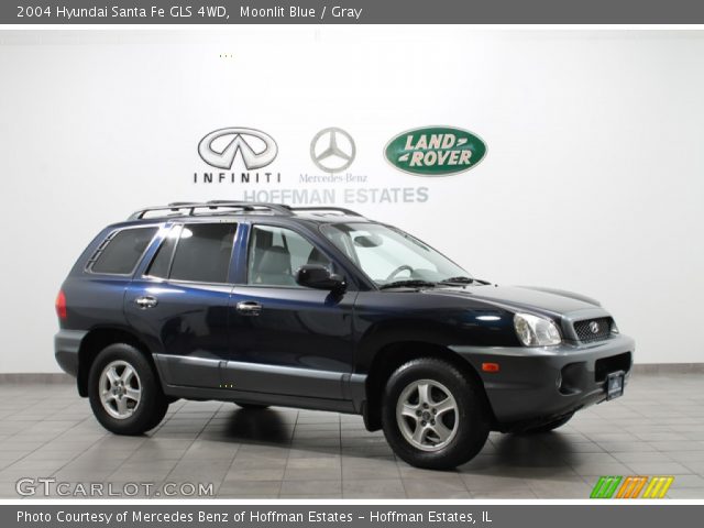 2004 Hyundai Santa Fe GLS 4WD in Moonlit Blue