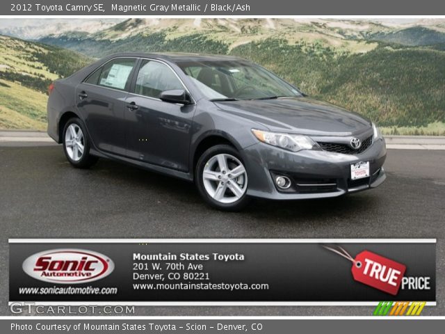 2012 Toyota Camry SE in Magnetic Gray Metallic