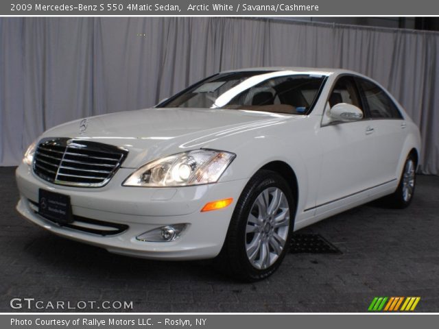 2009 Mercedes-Benz S 550 4Matic Sedan in Arctic White
