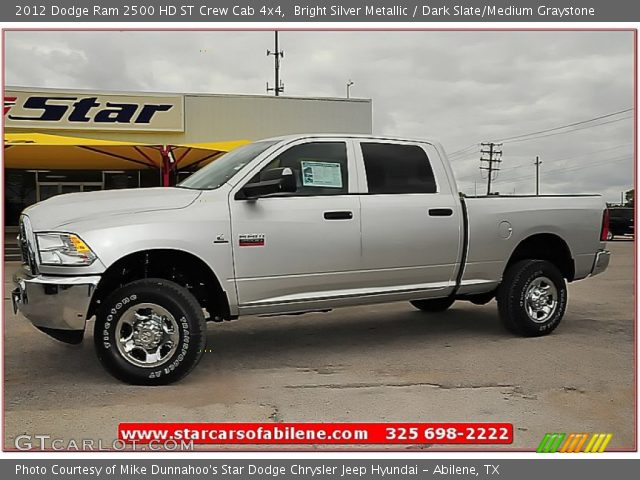 2012 Dodge Ram 2500 HD ST Crew Cab 4x4 in Bright Silver Metallic