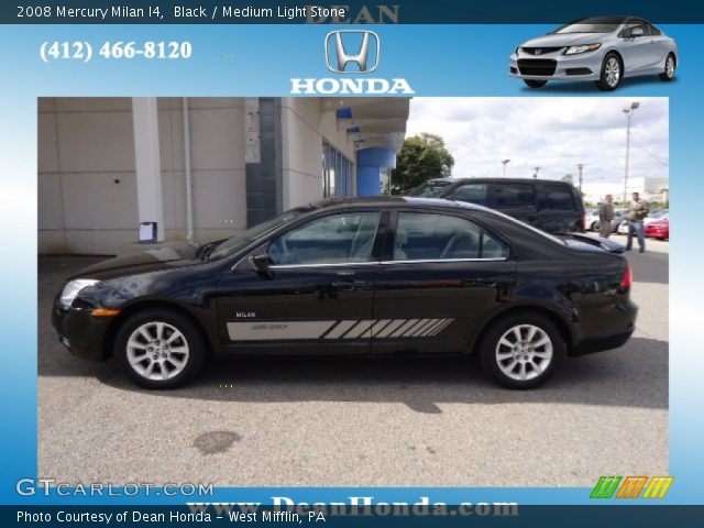 2008 Mercury Milan I4 in Black
