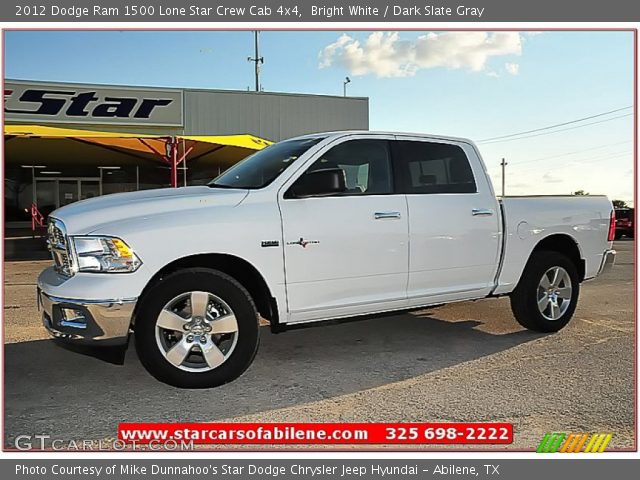 2012 Dodge Ram 1500 Lone Star Crew Cab 4x4 in Bright White