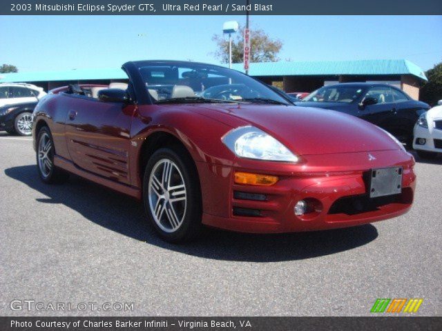 2003 Mitsubishi Eclipse Spyder GTS in Ultra Red Pearl