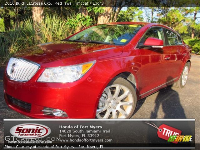 2010 Buick LaCrosse CXS in Red Jewel Tintcoat