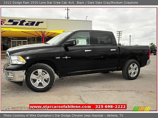 2012 Dodge Ram 1500 Lone Star Crew Cab 4x4 in Black