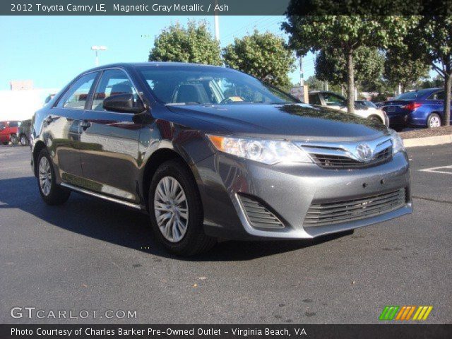2012 Toyota Camry LE in Magnetic Gray Metallic