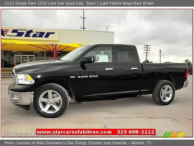 2012 Dodge Ram 1500 Lone Star Quad Cab in Black