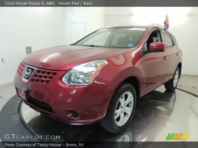 2009 Nissan Rogue SL AWD in Venom Red