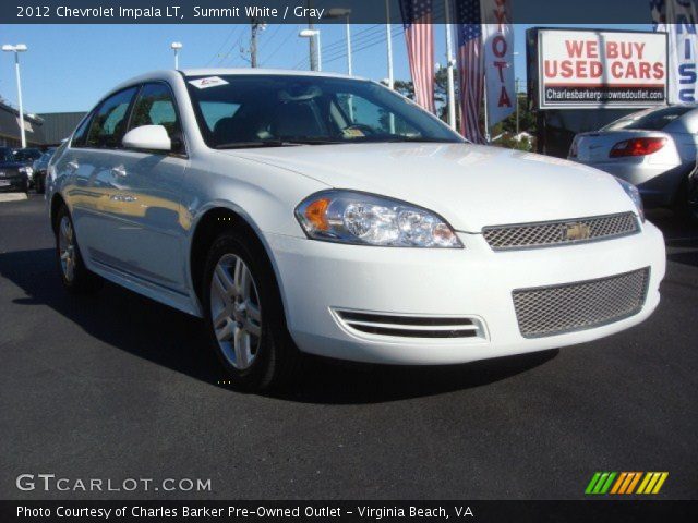 2012 Chevrolet Impala LT in Summit White