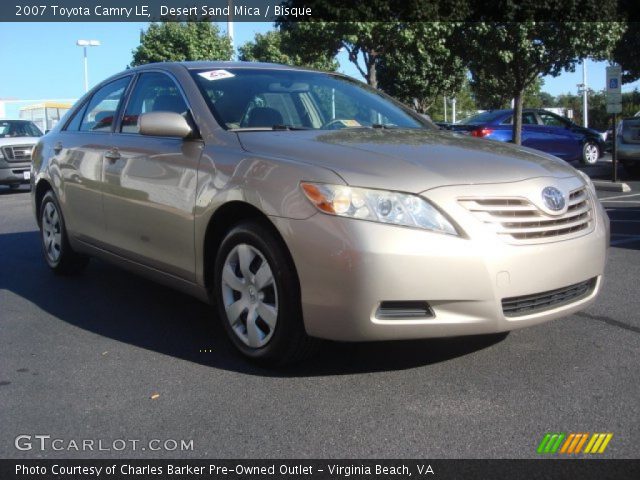 2007 Toyota Camry LE in Desert Sand Mica