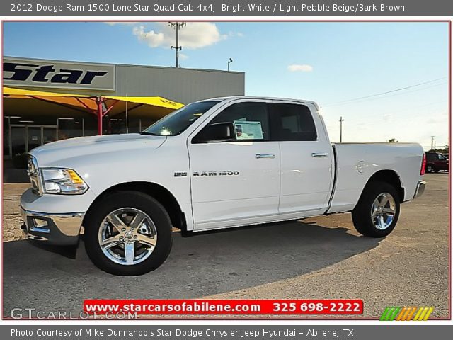 2012 Dodge Ram 1500 Lone Star Quad Cab 4x4 in Bright White