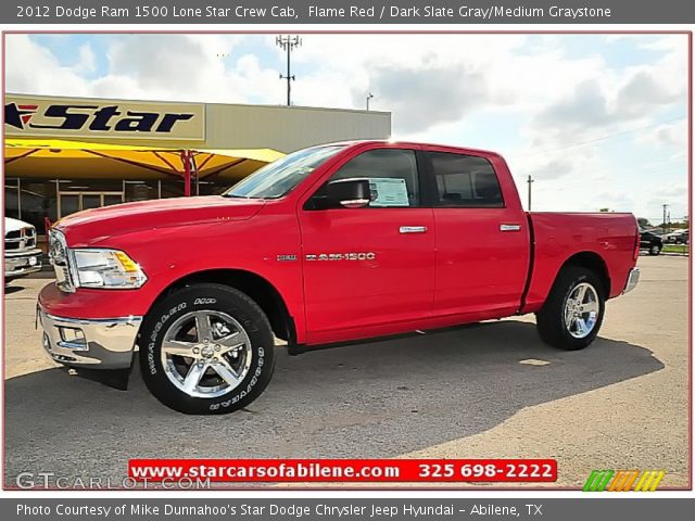 2012 Dodge Ram 1500 Lone Star Crew Cab in Flame Red