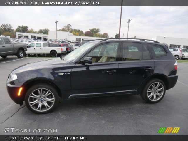2007 Bmw x3 monaco blue #4