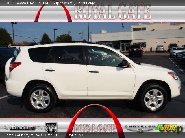 2010 Toyota RAV4 I4 4WD in Super White