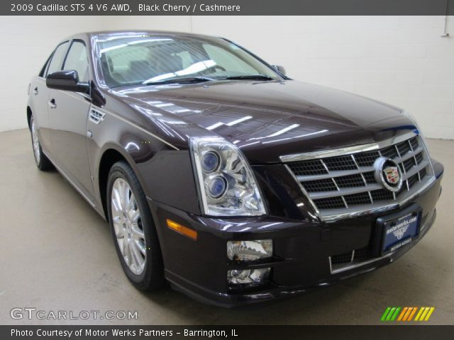 2009 Cadillac STS 4 V6 AWD in Black Cherry