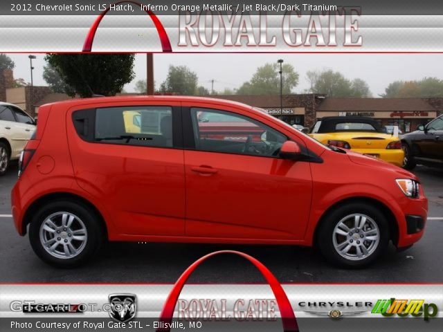 2012 Chevrolet Sonic LS Hatch in Inferno Orange Metallic