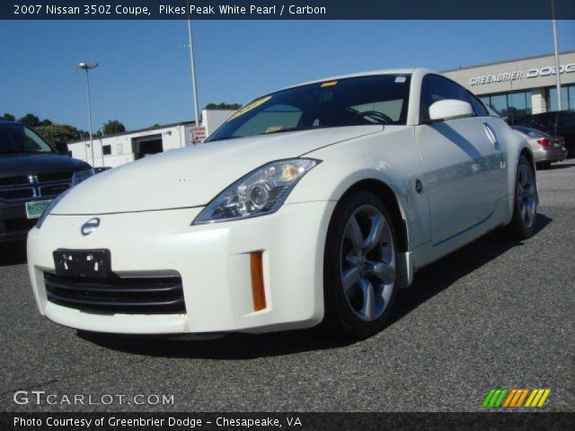 2007 Nissan 350Z Coupe in Pikes Peak White Pearl