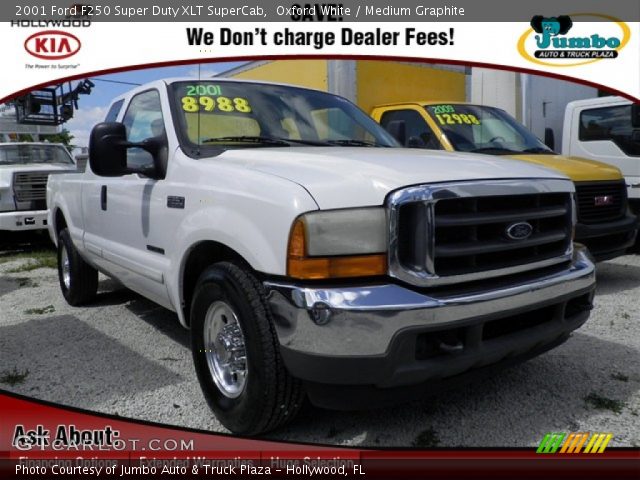 2001 Ford F250 Super Duty XLT SuperCab in Oxford White
