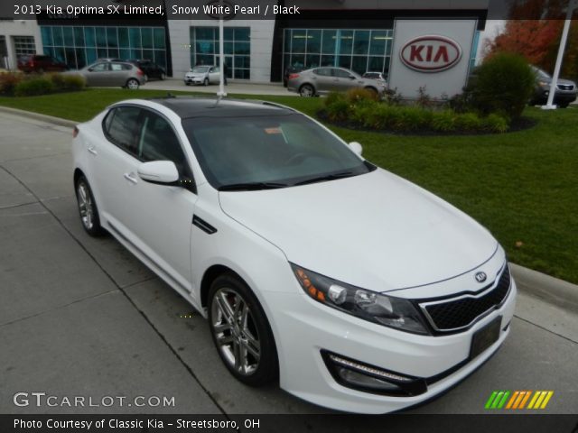 2013 Kia Optima SX Limited in Snow White Pearl