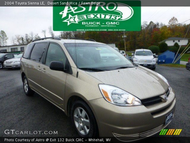 2004 Toyota Sienna LE in Desert Sand Mica