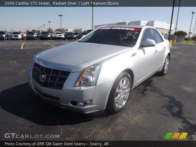 2009 Cadillac CTS Sedan in Radiant Silver