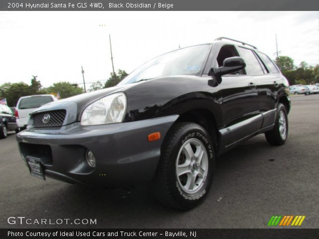 2004 Hyundai Santa Fe GLS 4WD in Black Obsidian