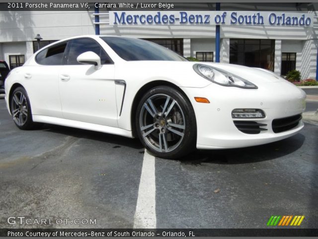 2011 Porsche Panamera V6 in Carrara White