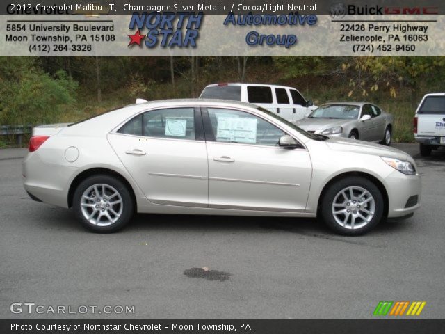 2013 Chevrolet Malibu LT in Champagne Silver Metallic