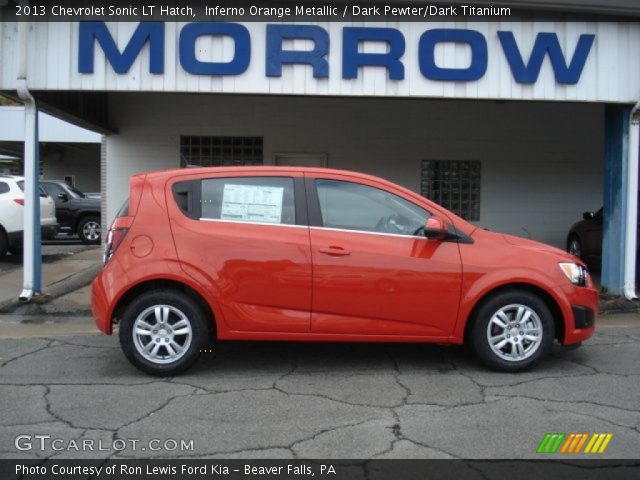 2013 Chevrolet Sonic LT Hatch in Inferno Orange Metallic