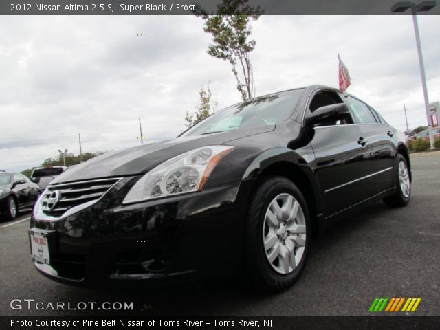 2012 Nissan Altima 2.5 S in Super Black