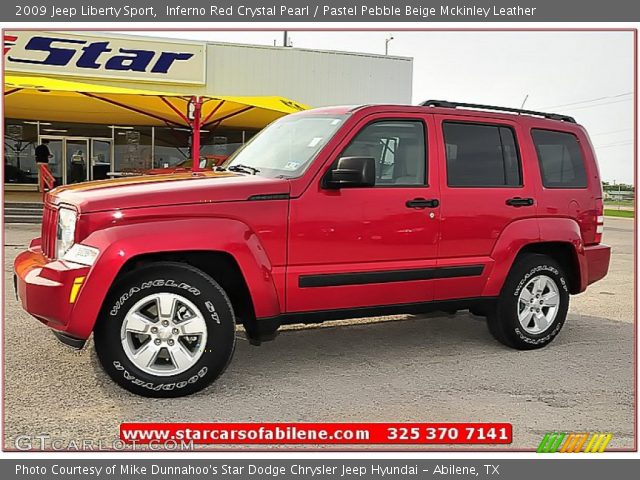 2009 Jeep Liberty Sport in Inferno Red Crystal Pearl