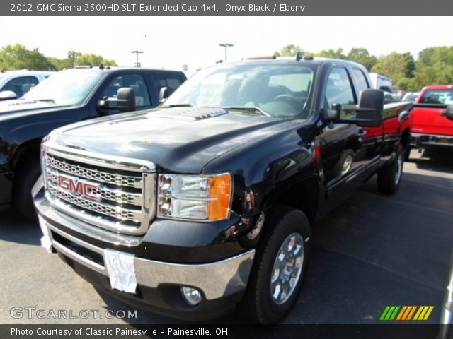 2012 GMC Sierra 2500HD SLT Extended Cab 4x4 in Onyx Black