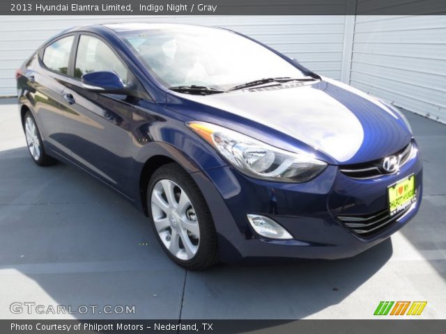 2013 Hyundai Elantra Limited in Indigo Night