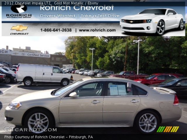 2012 Chevrolet Impala LTZ in Gold Mist Metallic