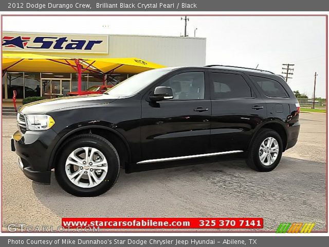 2012 Dodge Durango Crew in Brilliant Black Crystal Pearl