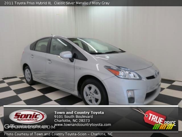 2011 Toyota Prius Hybrid III in Classic Silver Metallic
