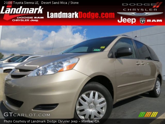 2008 Toyota Sienna LE in Desert Sand Mica