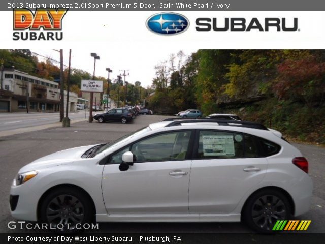 2013 Subaru Impreza 2.0i Sport Premium 5 Door in Satin White Pearl